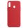 Husa Samsung Galaxy A20e, Luxury Silicone, catifea in interior, rosu