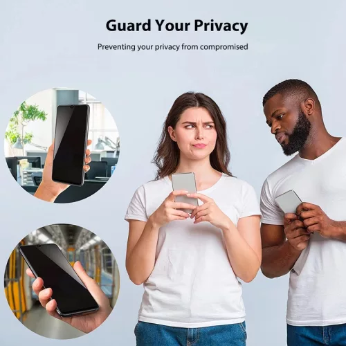 Folie de sticla Xiaomi 14, Full Glue Privacy