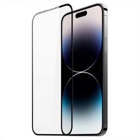   Folie de sticla Apple iPhone 16 Pro, Full Glue 9D, margini negre