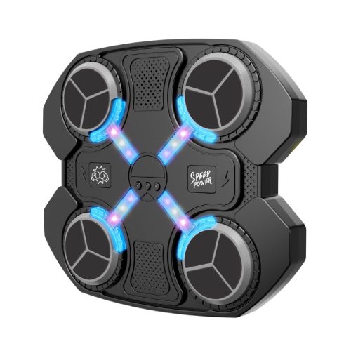 Aparat de box electronic pentru copii, cu muzica si lumini, 4 tinte, manusi incluse