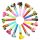Set 6 Suflatori, pentru Petrecere, Tematica Aniversare, 8 cm, Multicolore cu Imprimeu