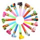 Set 6 Suflatori, pentru Petrecere, Tematica Aniversare, 8 cm, Multicolore cu Imprimeu