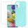 Set folie si husa Samsung Galaxy A52 , sticla transparenta si Matt TPU, turcoaz