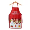 Sort de bucatarie decorativ, tema Craciun, 50 x 70 cm, model Merry Christmas