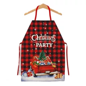   Sort de bucatarie decorativ, tema Craciun, 50 x 70 cm, model Christmas Party
