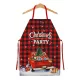 Sort de bucatarie decorativ, tema Craciun, 50 x 70 cm, model Christmas Party