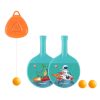 Set 2 palete de tenis de masa / ping pong copii, accesoriu de agatat si 2 mingii incluse, albastre