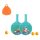 Set 2 palete de tenis de masa / ping pong copii, accesoriu de agatat si 2 mingii incluse, albastre