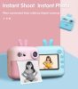Aparat foto, camera video Full HD pentru copii IDK-A23, imprimanta termica incorporata, roz