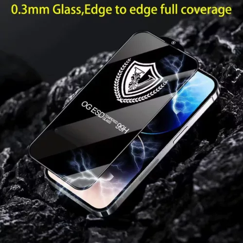 Folie sticla Apple iPhone 16 Pro, Full Glue OG ESD, premium, margini negre