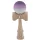 Jucarie lemn Kendama X, originala, profesionala, Rubber Grip, negru/mov/alb