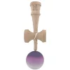 Jucarie lemn Kendama X, originala, profesionala, Rubber Grip, negru/mov/alb