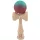 Jucarie lemn Kendama X, originala, profesionala, Rubber Grip, rosu/verde