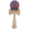 Jucarie lemn Kendama X, originala, profesionala, Rubber Grip, mov/rosu/negru