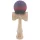 Jucarie lemn Kendama X, originala, profesionala, Rubber Grip, mov/rosu/negru