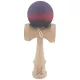 Jucarie lemn Kendama X, originala, profesionala, Rubber Grip, mov/rosu/negru