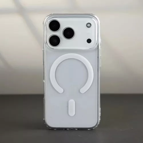 Husa protectie Apple iPhone 17 Pro Max, Magsafe, SnapOn, AntiDrop, Acryl+TPU, transparenta