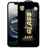 Folie sticla Apple iPhone 14, Full Glue SuperX, ESD, margini negre