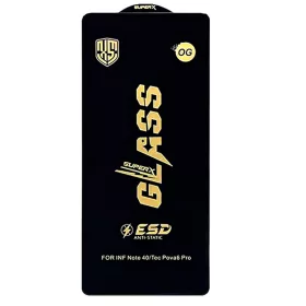   Folie sticla Redmi Note 14 5G, Full Glue SuperX, ESD, margini negre