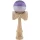 Jucarie lemn Kendama X, originala, profesionala, Super Sticky, 18 cm, mov/lila
