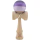 Jucarie lemn Kendama X, originala, profesionala, Super Sticky, 18 cm, mov/lila