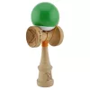 Jucarie lemn Kendama X, Super Sticky, cupe mari V2, gaura in basecup, rulment, ata rezerva, verde/alb