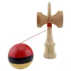 Jucarie lemn Kendama X, Super Sticky, cupe mari V2, gaura in basecup, rulment, ata rezerva, rosu/negru/galben