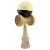 Jucarie lemn Kendama X, Super Sticky, cupe mari V2, gaura in basecup, rulment, ata rezerva, galben/negru