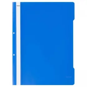   Dosar cu sina Noki, plastic,  2 perforatii pentru arhivare, eticheta interschimbabila pe cotor, albastru
