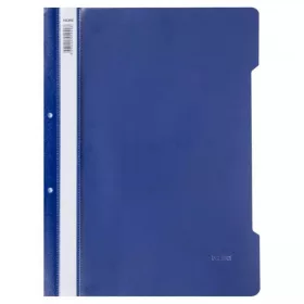   Dosar cu sina Noki, plastic,  2 perforatii pentru arhivare, eticheta interschimbabila pe cotor, albastru inchis