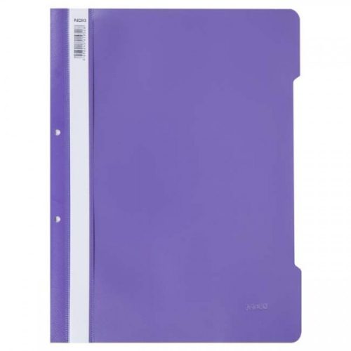 Dosar cu sina Noki, plastic,  2 perforatii pentru arhivare, eticheta interschimbabila pe cotor, violet