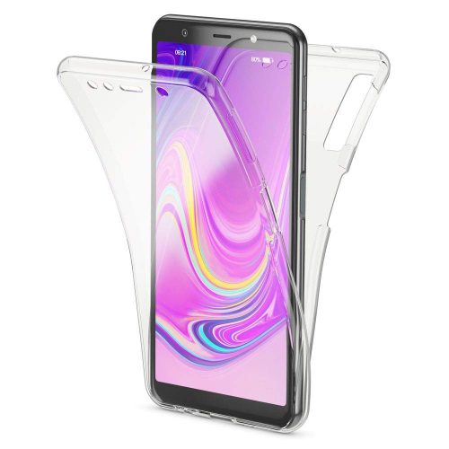 Husa Full TPU 360° pentru Samsung Galaxy A7 2018 (fata + spate), transparenta