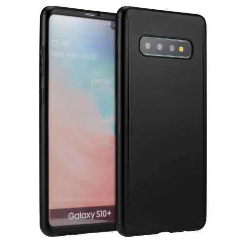 Husă Full Cover 360° pentru Samsung Galaxy S10 Plus (față + spate), neagră