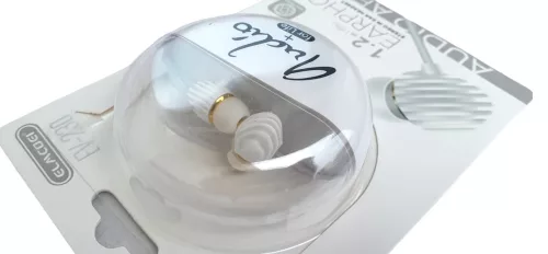 Casti audio cu microfon EV-230, conector jack 3.5 mm, cablu 1.2 m, cutie depozitare, albe