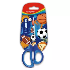 Foarfeca Keyroad KR971675, 15 cm, blister, albastra