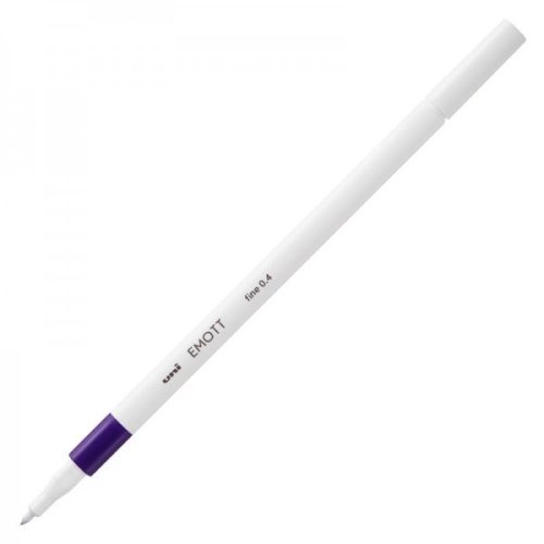 Fineliner UNI EMOTT PEM-SY, 0.4mm violet