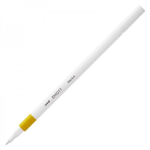 Fineliner UNI EMOTT PEM-SY, 0.4mm galben pai