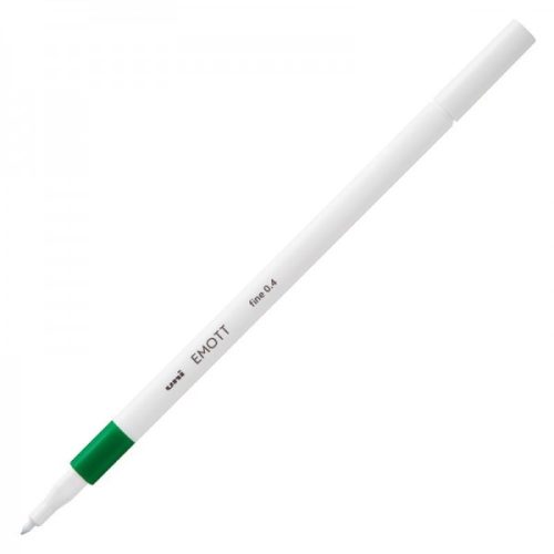 Fineliner UNI EMOTT PEM-SY, 0.4mm verde pin