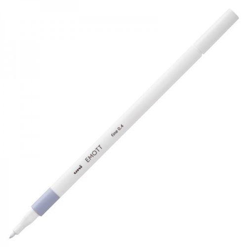 Fineliner UNI EMOTT PEM-SY, 0.4mm gri deschis