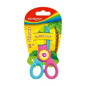   Foarfeca Keyroad Kiddy-Cut KR972812, 12.5 cm, plastic, multicolora