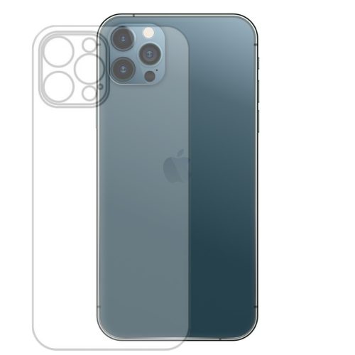 Folie HD TPU Apple iPhone 12 Pro Max, BYRY® Hydrogel, ultra subtire, regenerabila - spate