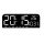 Ceas digital LED GH0707, 24 x 9 x 3 mm, carcasa neagra si afisaj alb