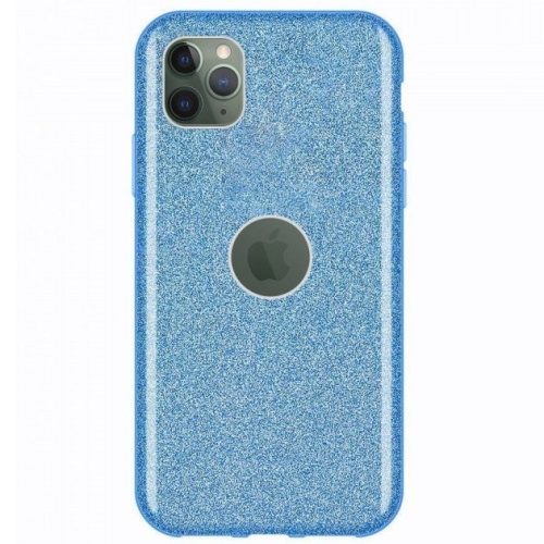 Husa Luxury Glitter pentru Apple iPhone 11 Pro Max, albastra