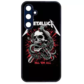   Husa Samsung Galaxy A15, Colorful Aluminium TPU, design Metallica