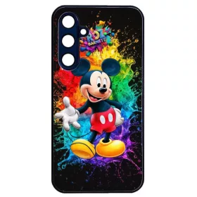   Husa Samsung Galaxy A15, Colorful Aluminium TPU, design Mickey