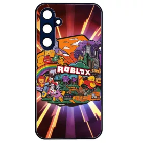   Husa Samsung Galaxy A25, Colorful Aluminium TPU, design Roblox 2