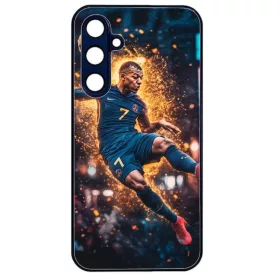   Husa Samsung Galaxy A55, Colorful Aluminium TPU, design Mbappe 1