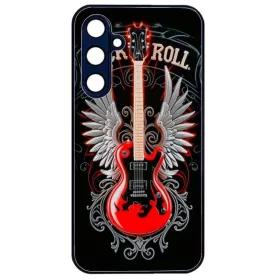   Husa Samsung Galaxy A55, Colorful Aluminium TPU, design Rock and Roll Guitar