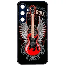   Husa Samsung Galaxy S24 FE, Colorful Aluminium TPU, design Rock and Roll Guitar