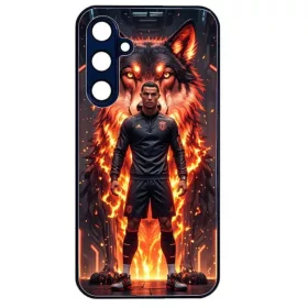   Husa Samsung Galaxy S24 FE, Colorful Aluminium TPU, design Ronaldo 3